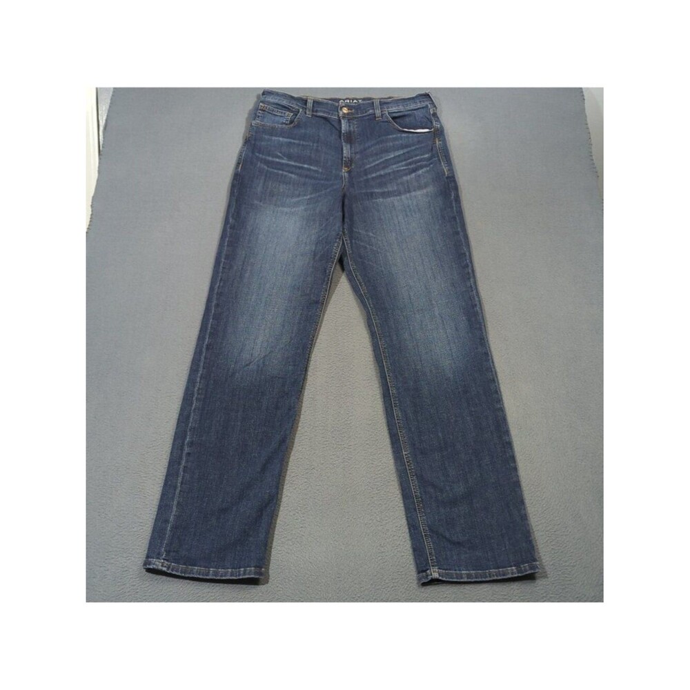 Ariat Jeans Women's 34XL Blue Ultra High Rise Relaxed Frankie Straight Western